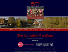 Tablet Screenshot of abingdonmarathon.org.uk
